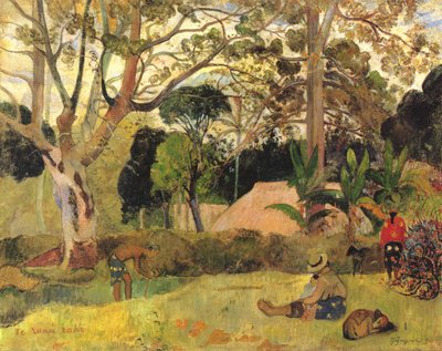 De grote boom III door Paul Gauguin